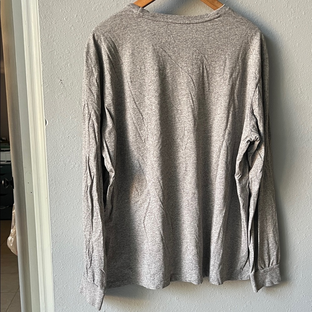 Polo by Ralph Lauren Heather Gray Long Sleeve Shirt - Picture 6 of 6